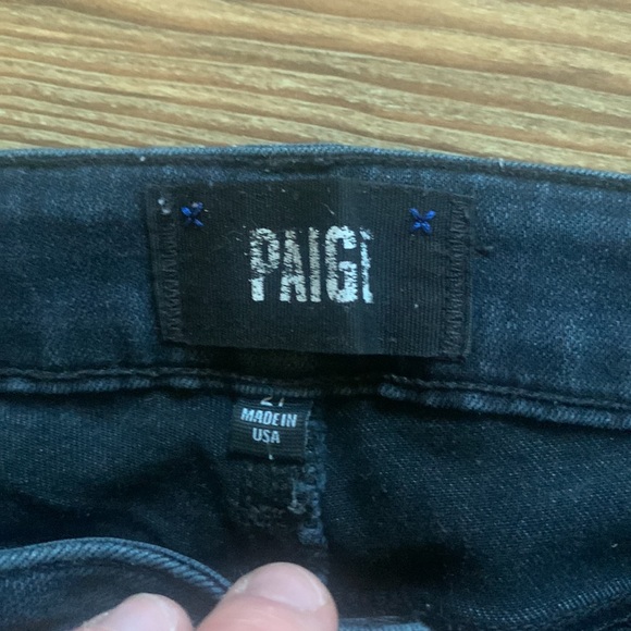 Paige Verdugo ankle jeans size 27 - dark wash - Picture 3 of 7